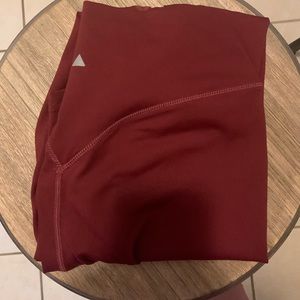 Burgundy Balance athletics leggings Size M